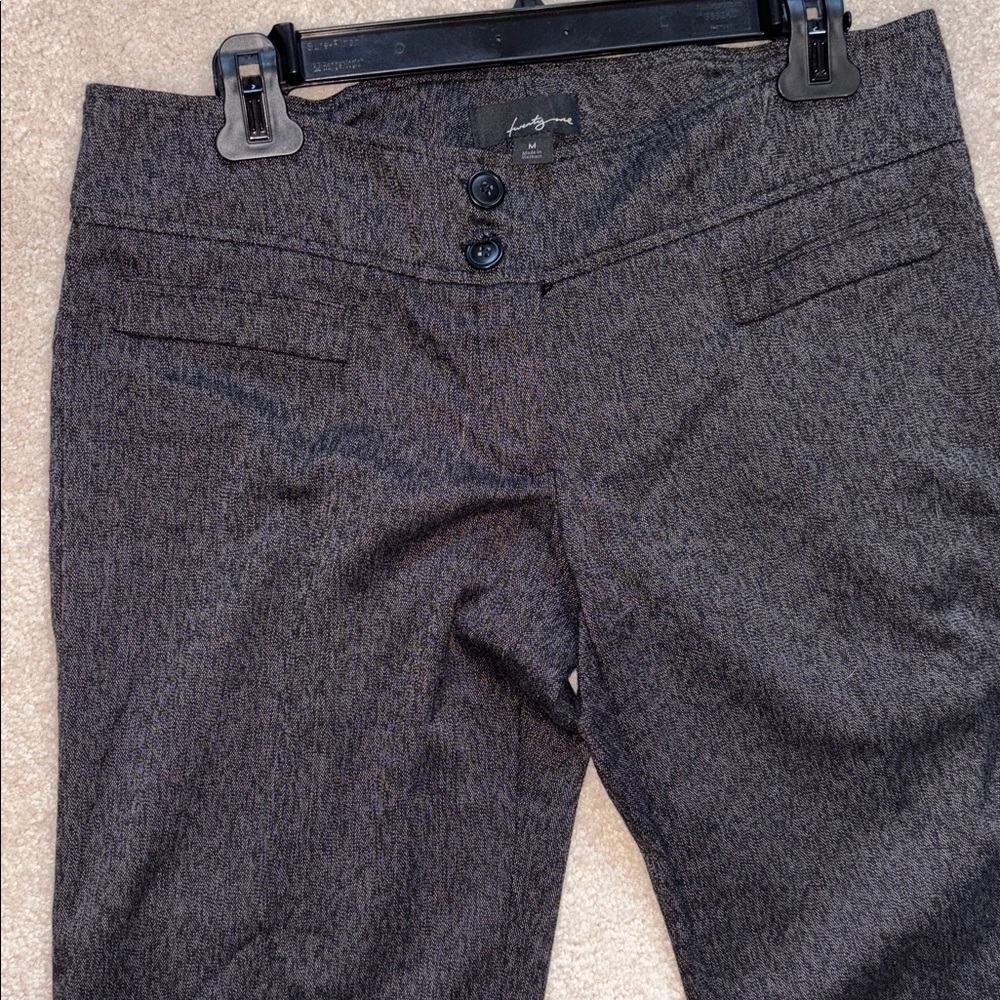 Elegant Black Wide-Leg Trousers size M